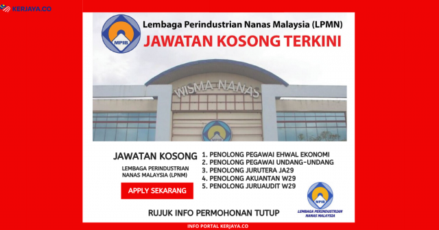 Lembaga Perindustrian Nanas Malaysia (LPNM) ~ Pelbagai Kekosongan Jawatan