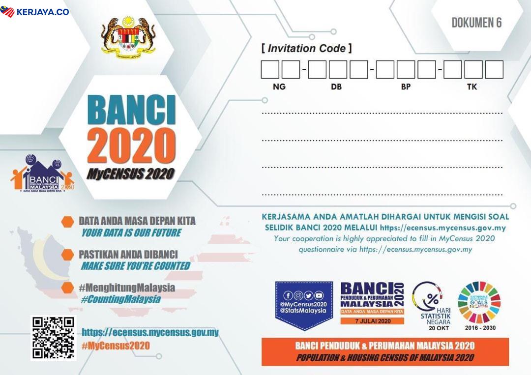 eCENCUS Banci Malaysia 2020. Ini Cara Daftar Dan Jawab Soalan Selidik Online