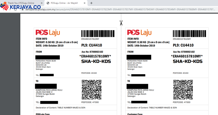 Mudahkan Bisnes Online Anda Dengan Pos Laju SendParcel. Daftar Sekarang