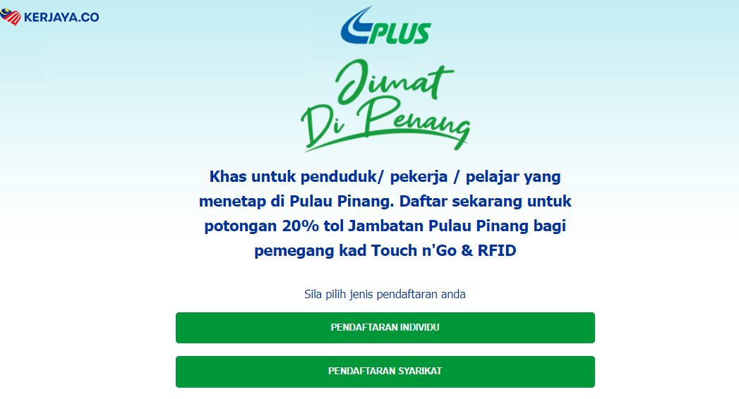 14 April Ini Pengguna RFID Dapat Diskaun 20% Di Jambatan Pulau Pinang 