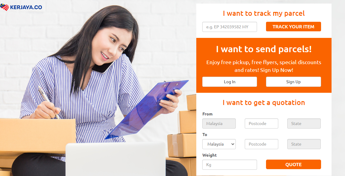 Mudahkan Bisnes Online Anda Dengan Pos Laju SendParcel. Daftar Sekarang