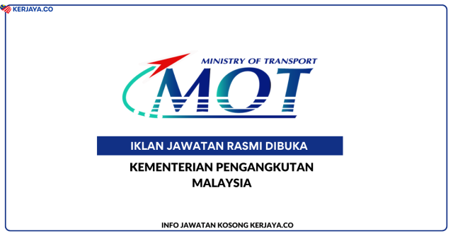 Kementerian Pengangkutan Malaysia ~ Jawatan Kosong Personel MySTEP