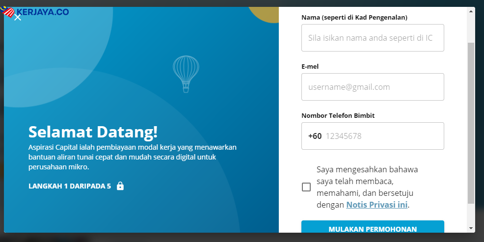 RM20,000 Pembiayaan Aspirasi Assist Axiata Group. Mohon Segera Disini