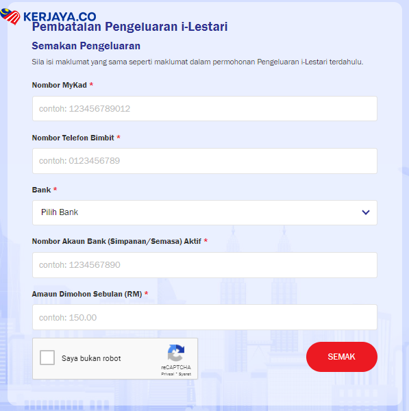 Nak Batalkan Pengeluaran i-Lestari KWSP RM500 Sebulan? Ini Cara Dan Langkah-Langkah Yang Anda Perlu Buat Secara Online Sahaja