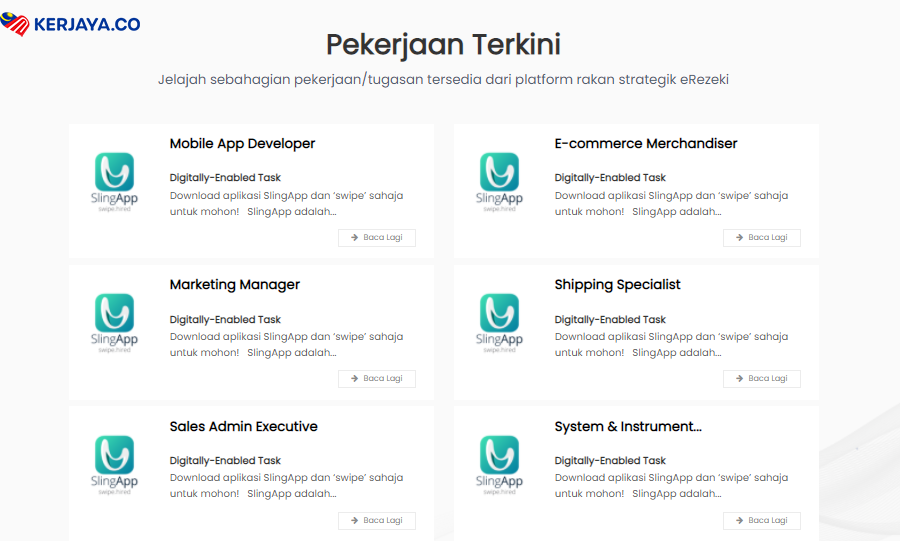 Pelbagai Peluang Bekerja Secara Online Melalui eRezeki MDEC. Mohon Dan Bekerja Mulai Sekarang 