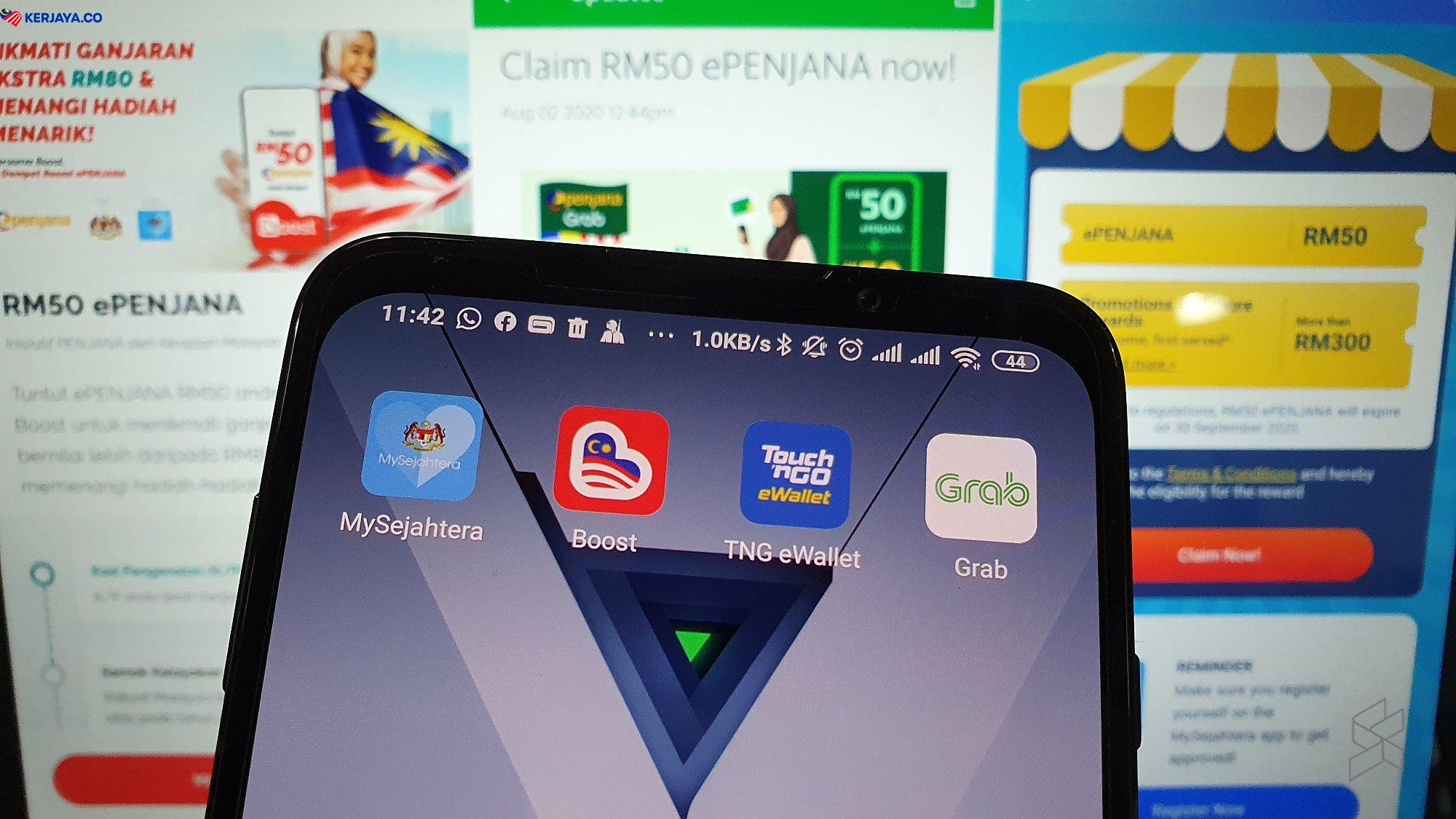 Cara Bayar Bil Guna ePenjana RM50