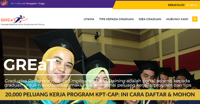 20,000 Peluang Kerja Program KPT-CAP: Ini Cara Daftar & Mohon