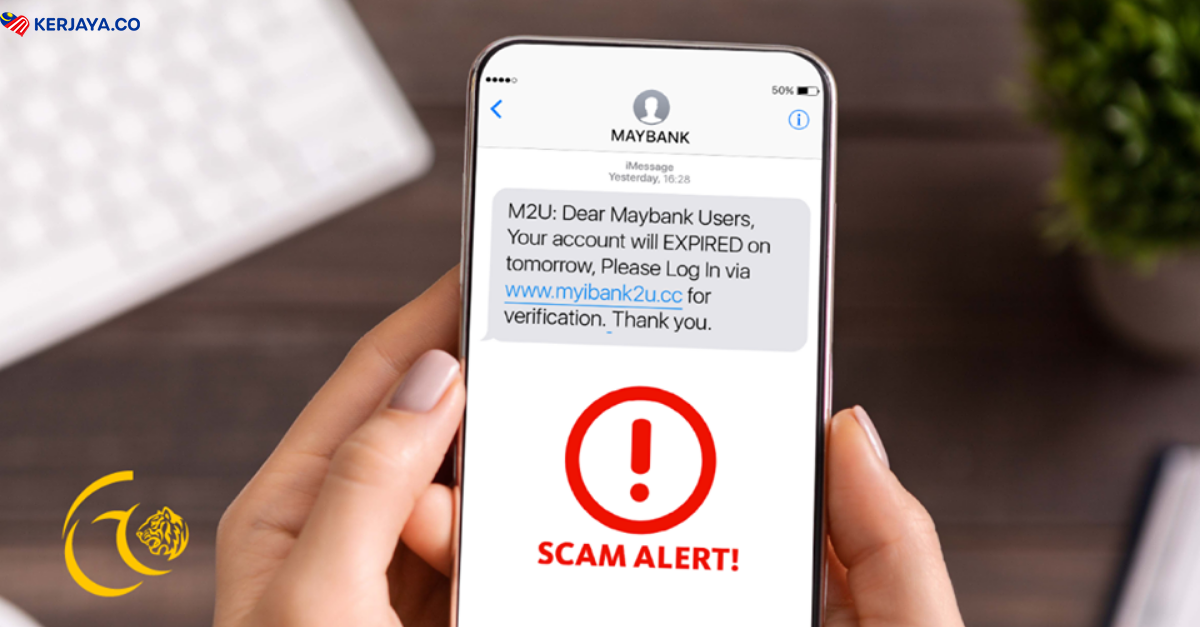 Hati-Hati Jika Terima SMS Link Daripada Maybank. Jangan Tekan. Itu Adalah Scammer