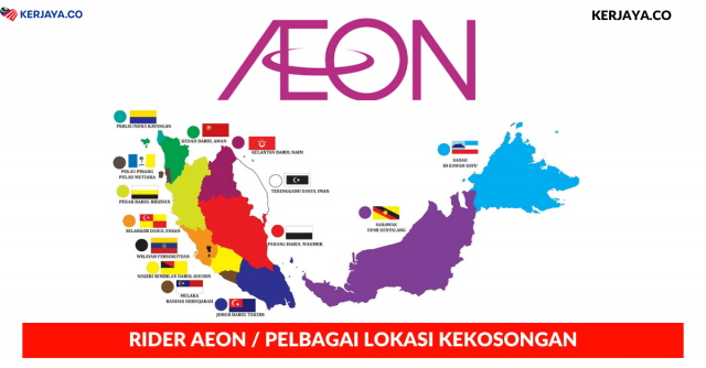 Rider AEON / Pelbagai Lokasi Kekosongan