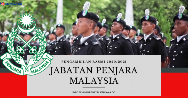 Permohonan Terbuka Jabatan Penjara Malaysia / Kelayakan SPM, STPM, Diploma & Ijazah