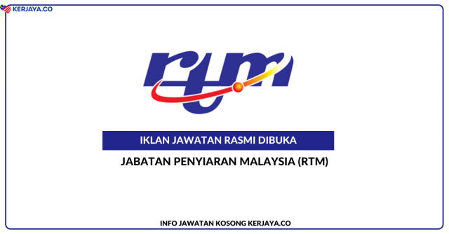 Jabatan Penyiaran Malaysia (RTM) ~ Kekosongan Jawatan Pengacara RTM