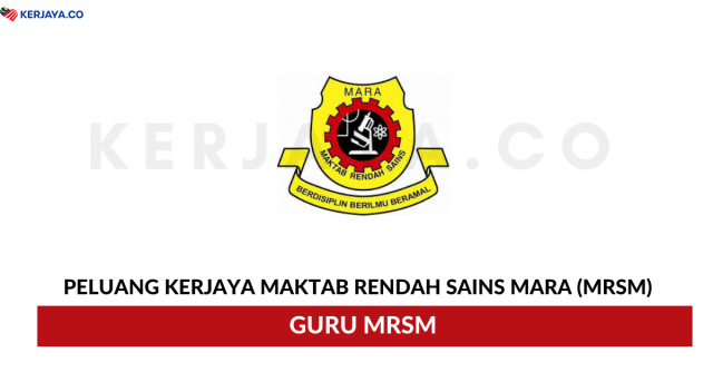 Maktab Rendah Sains Mara (MRSM) ~ Guru MRSM