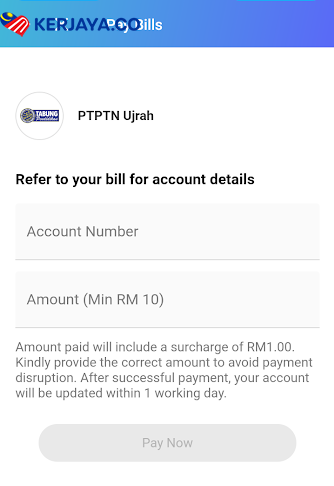 Jom Bayar PTPTN Guna E-Wallet Touch n Go. Mudah Dan Ini Caranya