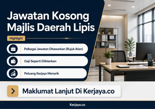 Majlis Daerah Lipis ~ Kekosongan Jawatan Penolong Pegawai Kesihatan Persekitaran (Gred U6)