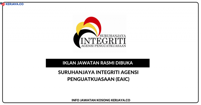 Semak Cara Mohon Jawatan Pegawai Undang-Undang Gred L41 Di Suruhanjaya Integriti Agensi Penguatkuasaan (EAIC)