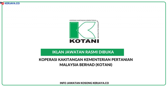 Koperasi Kakitangan Kementerian Pertanian Malaysia Berhad (KOTANI)