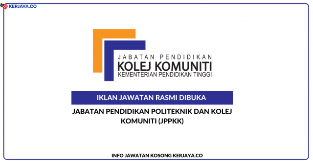 Jabatan Pendidikan Politeknik dan Kolej Komuniti (JPPKK) ~ Jawatan Kosong Personel MySTEP