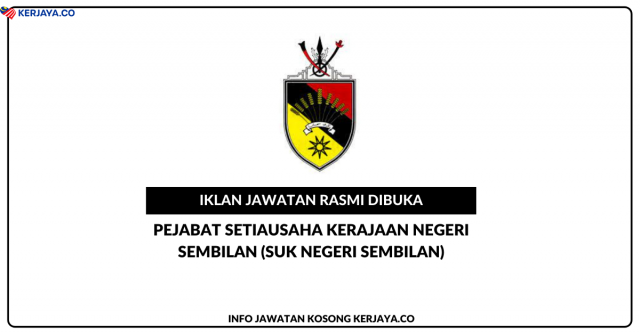 Pejabat Setiausaha Kerajaan Negeri Sembilan (SUK Negeri Sembilan)~ Penolong Pegawai Perancang Bandar dan Desa Gred JA5 & Penolong Pegawai Veterinar Gred G5