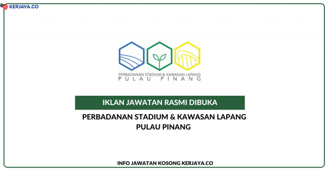 Perbadanan Stadium & Kawasan Lapang Pulau Pinang ~ Jawatan Kosong Penolong Jurutera (Elektrik) Gred J5 & Pembantu Tadbir Gred N1