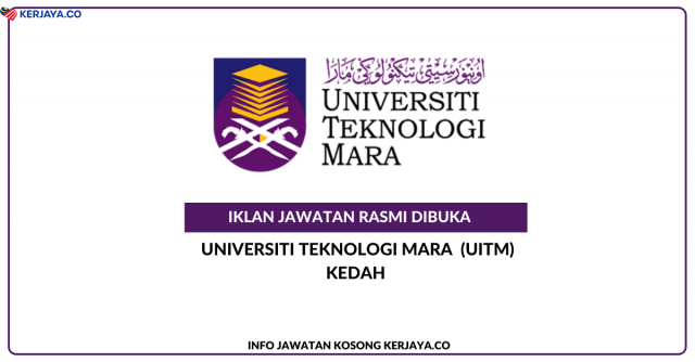 Universiti Teknologi Mara (UiTM) Cawangan Kedah, Kampus Sungai Petani ~ Jawatan Kosong Pemandu Gred H1