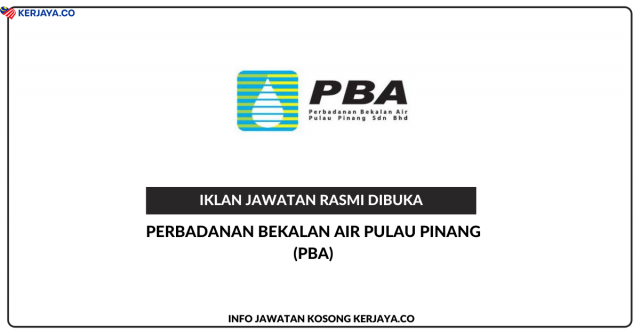 Perbadanan Bekalan Air Pulau Pinang (PBA)
