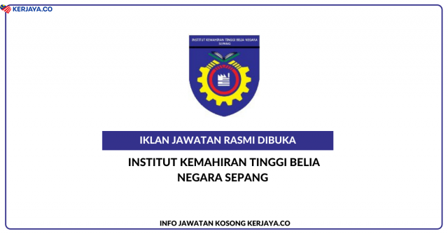Institut Kemahiran Tinggi Belia Negara Sepang ~ Personel MySTEP Pembantu Pegawai Latihan Gred E19