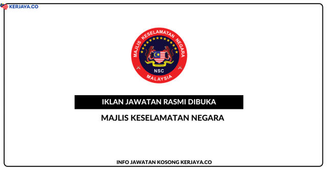Majlis Keselamatan Negara ~ Jawatan Kosong Personel MySTEP