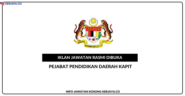 Pejabat Pendidikan Daerah Kapit ~ Jawatan Kosong Personel MySTEP Guru Ganti
