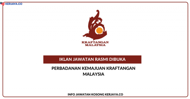 Mohon Jawatan Personel MySTEP Gred 19 Perbadanan Kemajuan Kraftangan Malaysia