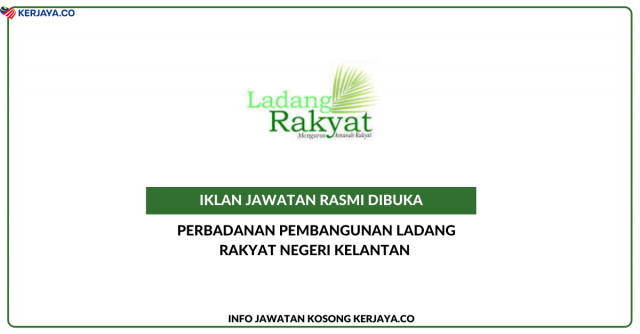 Perbadanan Pembangunan Ladang Rakyat Negeri Kelantan ~ Pembantu Tadbir