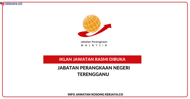 Jabatan Perangkaan Negeri Terengganu ~ Jawatan Kosong Personel MyStep Gred 41,29 & 19