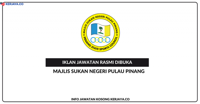 Majlis Sukan Negeri Pulau Pinang ~ Jawatan Kosong Jurulatih Sepenuh Masa