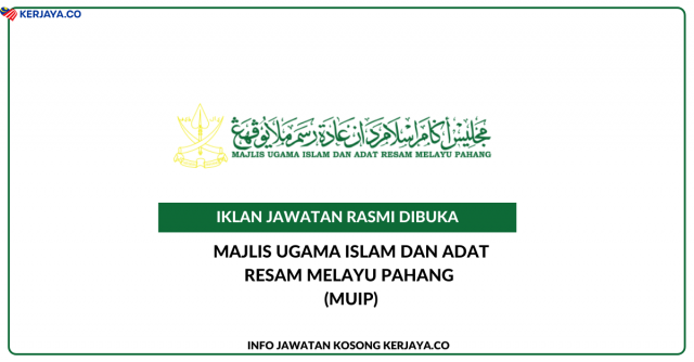 Majlis Ugama Islam dan Adat Resam Melayu Pahang (MUIP)