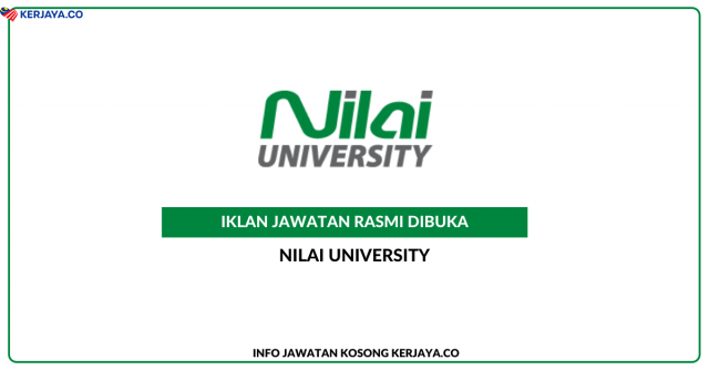 Nilai University ~ Pelbagai Kekosogan Jawatan