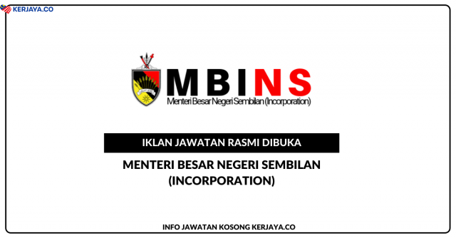 Menteri Besar Negeri Sembilan (Incorporation) ~ Kekosongan Jawatan Kerani, Penyelia Ladang, Penolong Eksekutif Pentadbiran dan Sumber Manusia, Penolong Eksekutif Teknologi Maklumat dan Telekomunikasi, Eksekutif Pengurusan Tanah dan Aset & Penolong Pengurus Ladang