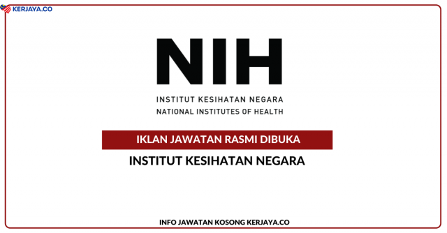 Institut Kesihatan Negara ~ Kekosongan Jawatan Personel MySTEP