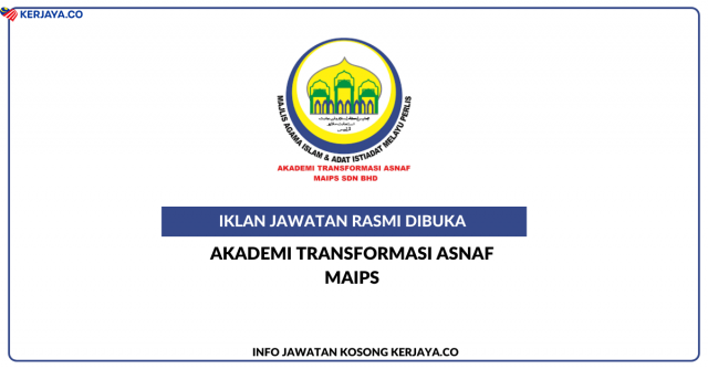 Akademi Transformasi Asnaf MAIPs ~ Pengurus Agroekonomi & Keusahawanan, Eksekutif Agroekonomi & Eksekutif Pembangunan Kerjaya