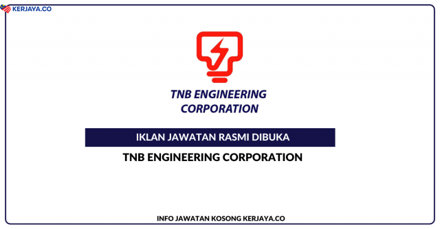 TNB Engineering Corporation ~ Jawatan Kosong Plant Fitter