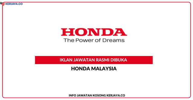 Honda Malaysia ~ Kekosongan Jawatan Executive/Senior Executive