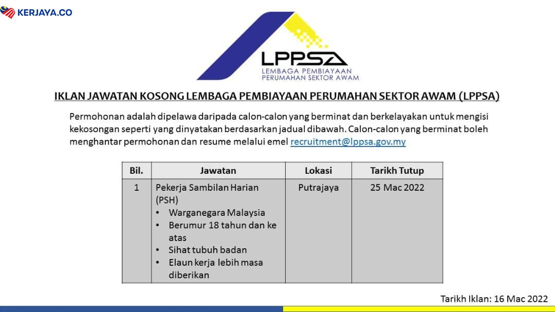 Lembaga Pembiayaan Perumahan Sektor Awam (LPPSA)