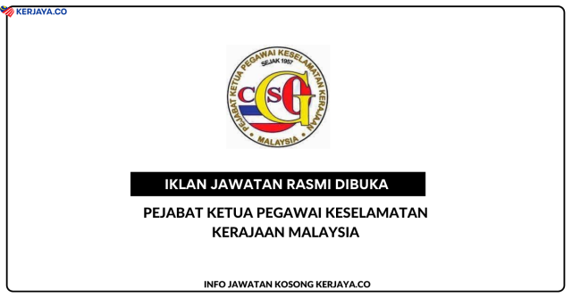 Pejabat Ketua Pegawai Keselamatan Kerajaan Malaysia (CGSO)