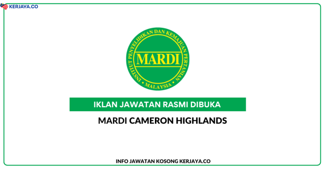Institut Penyelidikan Dan Kemajuan Pertanian Malaysia (MARDI) Cameron Highlands