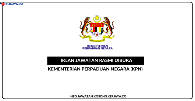 Kementerian Perpaduan Negara (KPN) ~ Kekosongan Jawatan Personel MySTEP