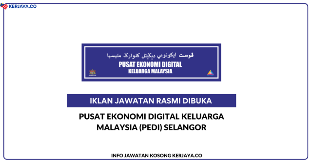 Pusat Ekonomi Digital Keluarga Malaysia (PEDi) Selangor