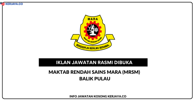 Maktab Rendah Sains MARA (MRSM) Balik Pulau