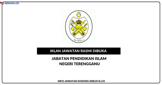 Jabatan Pendidikan Islam Negeri Terengganu ~ Jawatan Kosong Pegawai Perkhidmatan Pendidikan Gred DG9