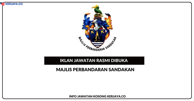 Jawatan Kosong Majlis Perbandaran Sandakan ~ Jawatan Kosong Jurutera, Pegawai Perancang Bandar & Desa, Pegawai Tadbir, Pegawai Penilaian, Penolong Pegawai Perancang Bandar & Desa, Penolong Pegawai Senibina, Penolong Jurutera,Penolong Arkitek Landskap & Penolong Juruukur Bahan