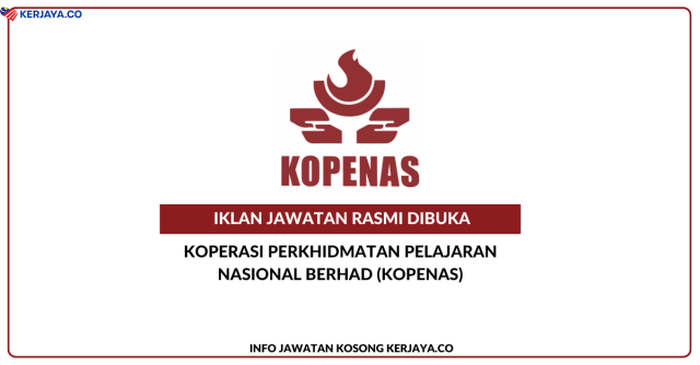 Koperasi Perkhidmatan Pelajaran Nasional Berhad (KOPENAS) ~ Jawatan Kosong Pegawai Penyunting Video Dan Pereka Grafik