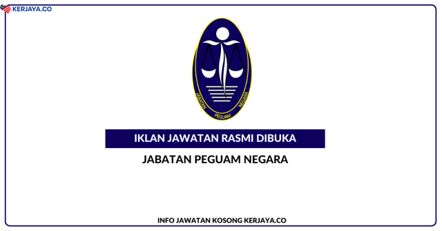Jabatan Peguam Negara ~ Kekosongan Jawatan Pembantu Pengurus