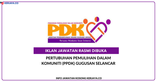 Pertubuhan Pemulihan Dalam Komuniti (PPDK) Gugusan Selancar